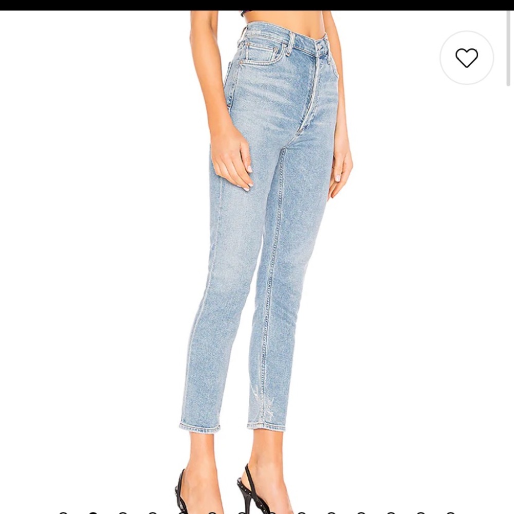 Agolde nico high rise slim fit in embark